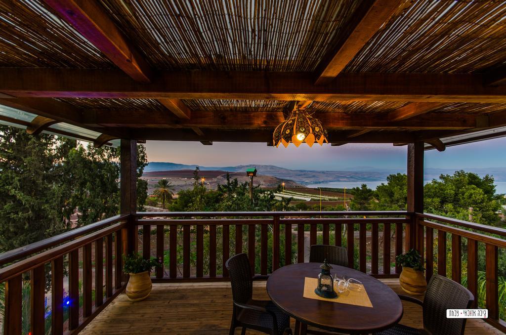 Beautiful Lake View Wooden House Villa Tiberias Rom bilde